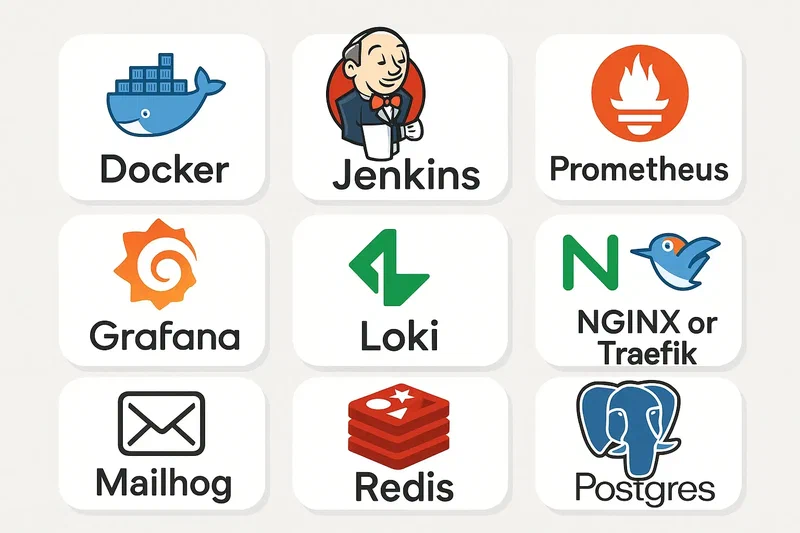 Featured image of post Docker、Jenkins、Prometheus，本地能跑？！这套技术栈你需要搞定